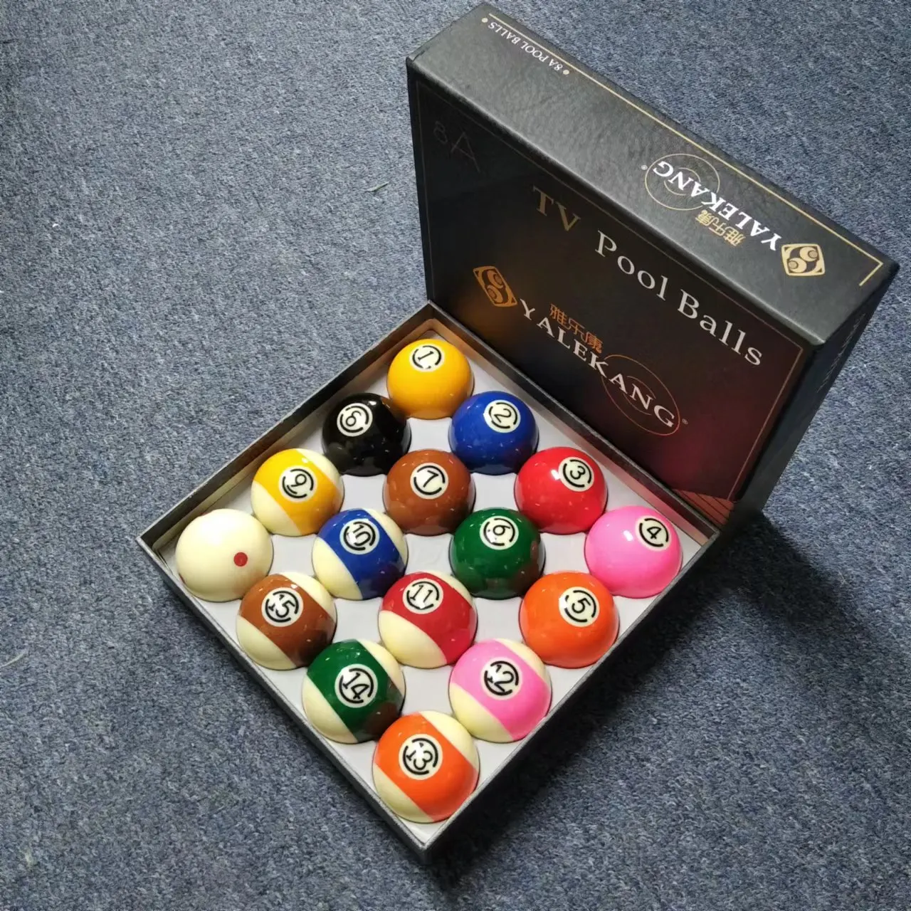 High Quality 8a TV Pool Balls - 16PCS Set by Yalekang