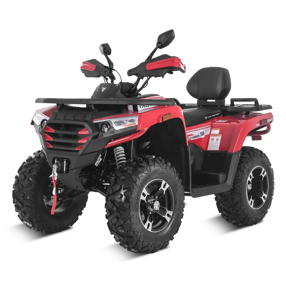 Tao Motor Automatic Chain Drive Gas Fuel Power 4 Wheeler Alloy Rim LED Light Farm ATV 4X4 300cc ATV with EPA EEC T3B ECE