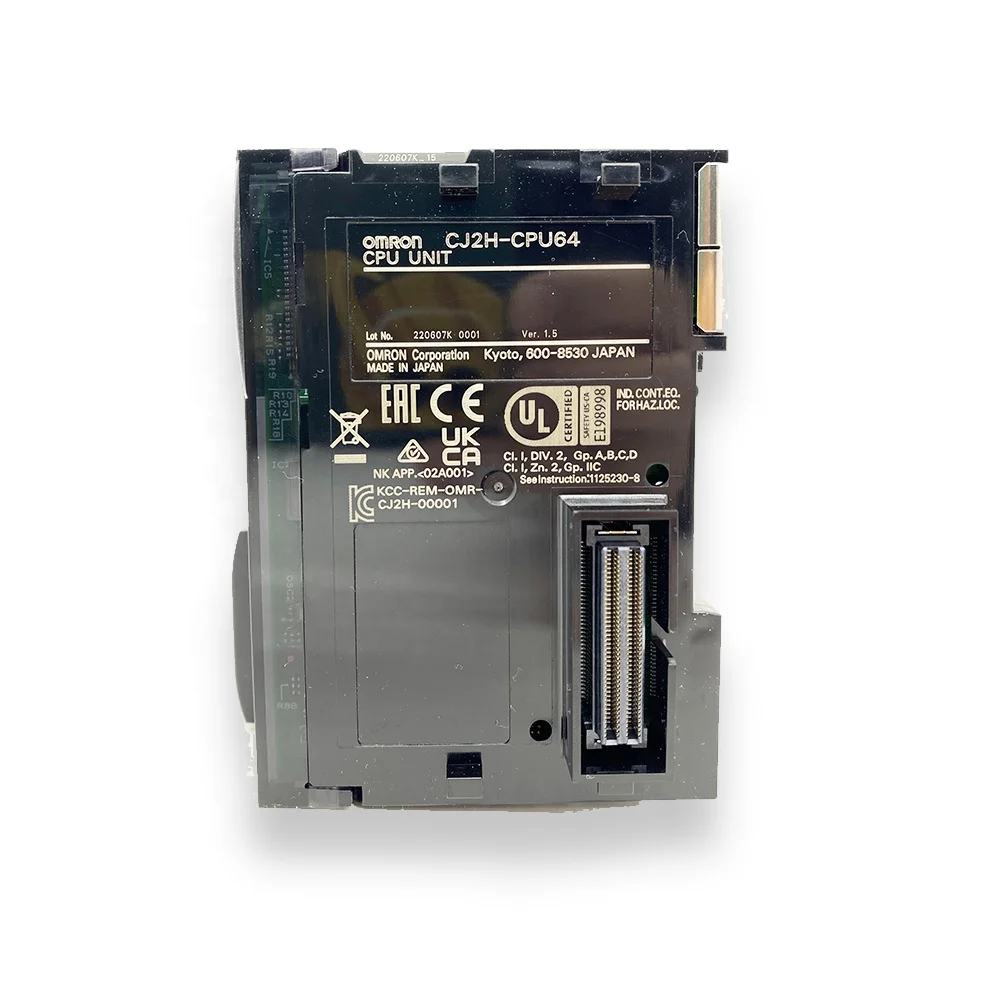 Unit CJ2H CPU Stok Gudang Pengawal Pengaturcaraan PLC CJ2H-CPU64