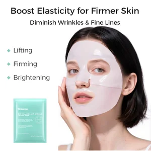 New Arrival Korea Peel-Off Face Lift Mask Vegan Herbal Infused Vegan Sheet Mask for Dry Travel Hyaluronic Acid Private Label