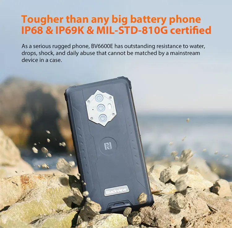 Blackview BV6600E 4+32GB RUGGED SMARTPHONE