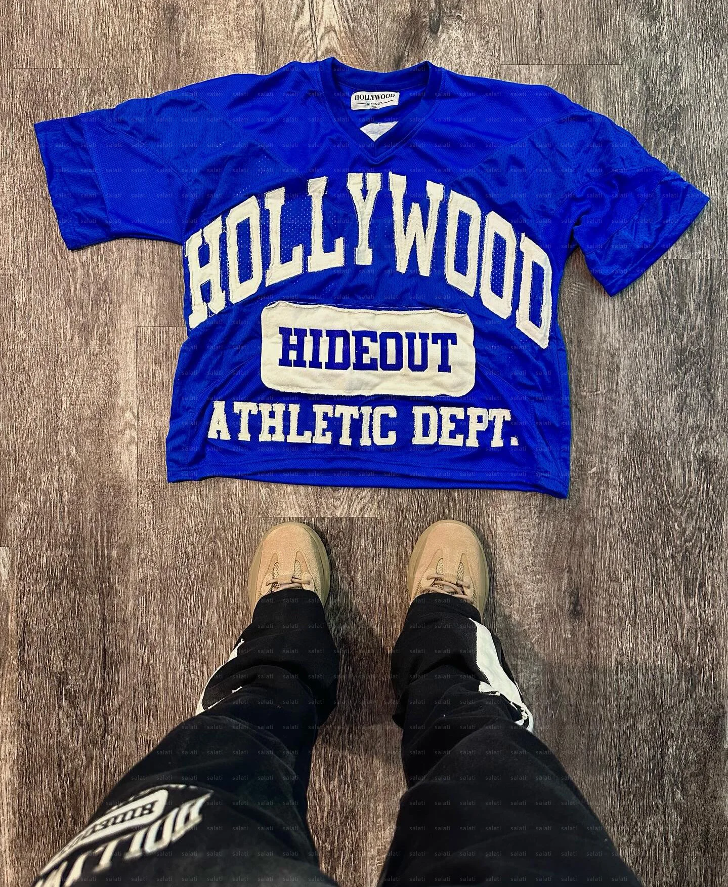 Custom Cut and Sew T-shirt Heavy Cotton Crew Neck Shirts Tee Oversized Applique Patch Embroidery Boxy Cropped T Shirts for Men gallery 7