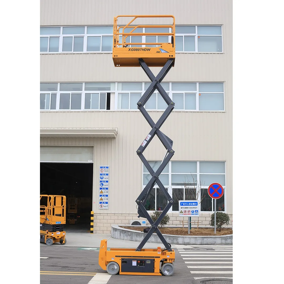 XG0807HDW 8m Scissor Type Lifter Mobile Aerial Working Platform