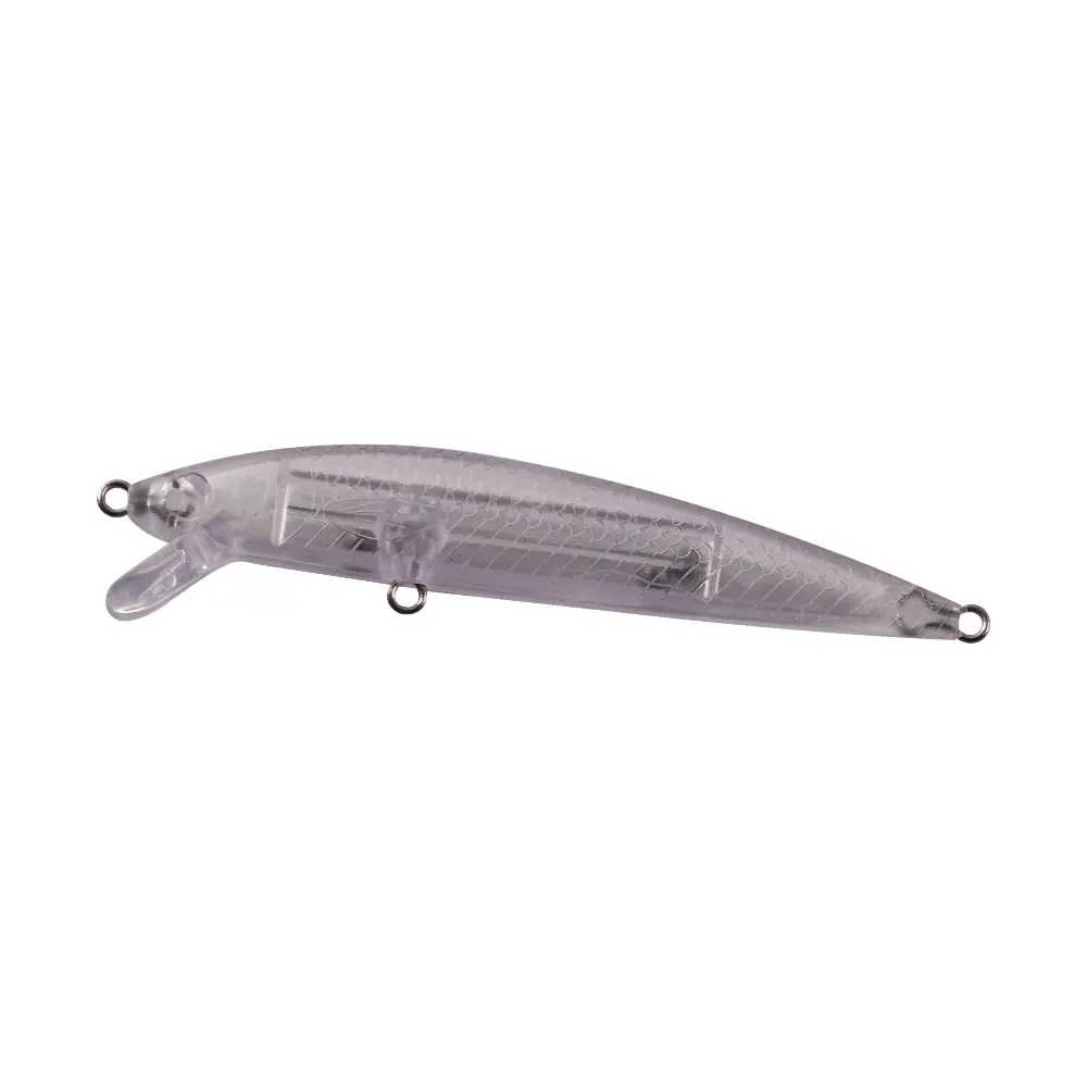 bass fishing lures made in china Made in China Blank ABS Plastics7.4cm 4.4g High Quality Unpainted Minnow  Fishing Lure Blank Plastic Hard Bait Lure Body