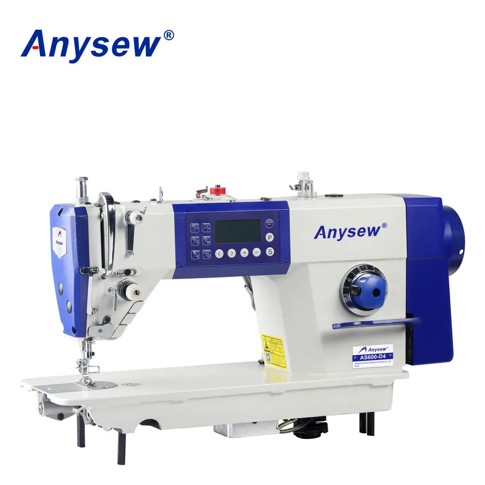 AS600-2S  stepper motor computerized full automatic industrial lock stitch sewing machine l factory