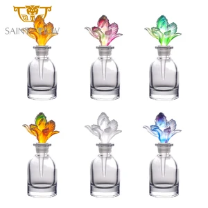 Crystal Refillable Perfume Bottle Refill Design Lucite Stand Clear Femme Perfume 100ml/200ml