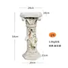54cm high angel square-top roman column