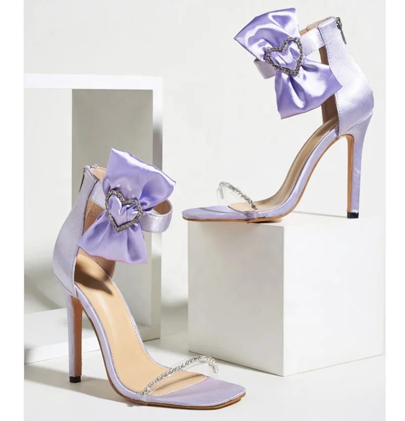 lavender and gold heels