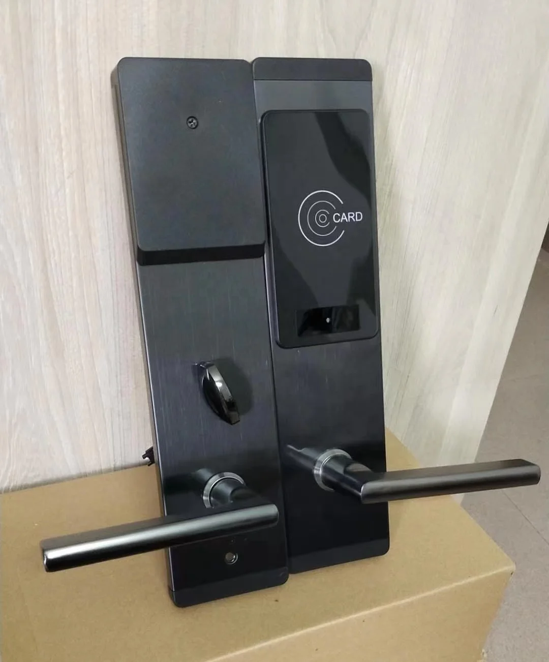 Free Software Stainless Steel RFID Electronic Hotel Room Lock T5577 Hotel Card Reader Door Lock with Induction RF Card