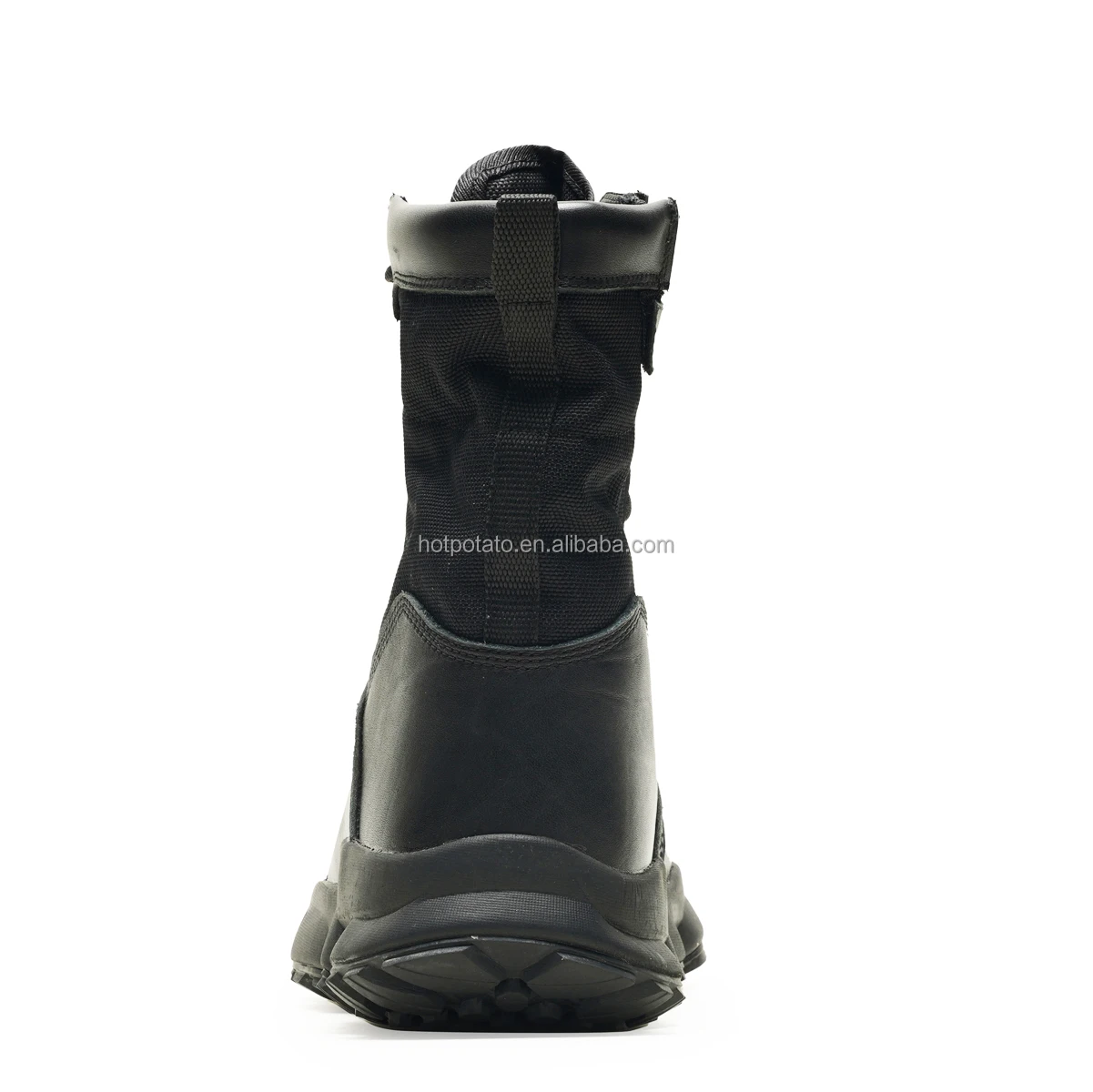 Hotpotato Unique Design Men's Black Cowhide Footwear Shining Leather ...