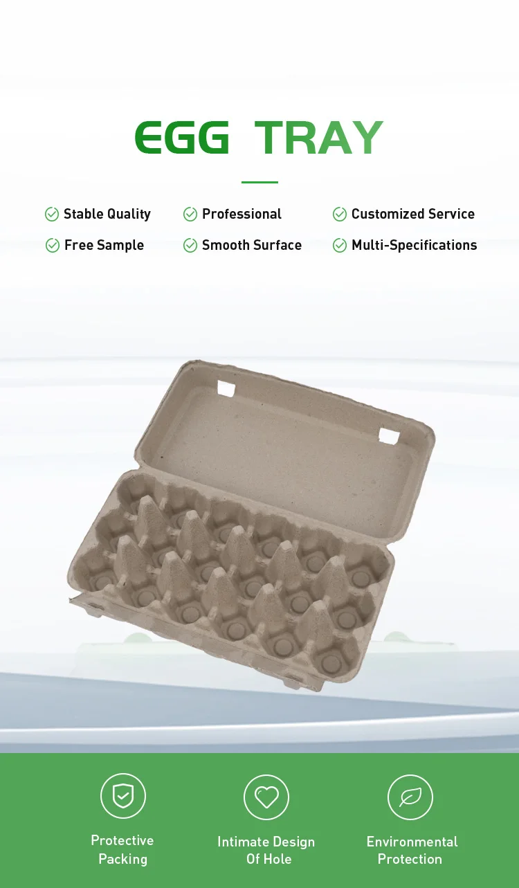 Cheap Price Paper Egg Tray Boxes And Fruit Packaging Pulp Molded Quail
