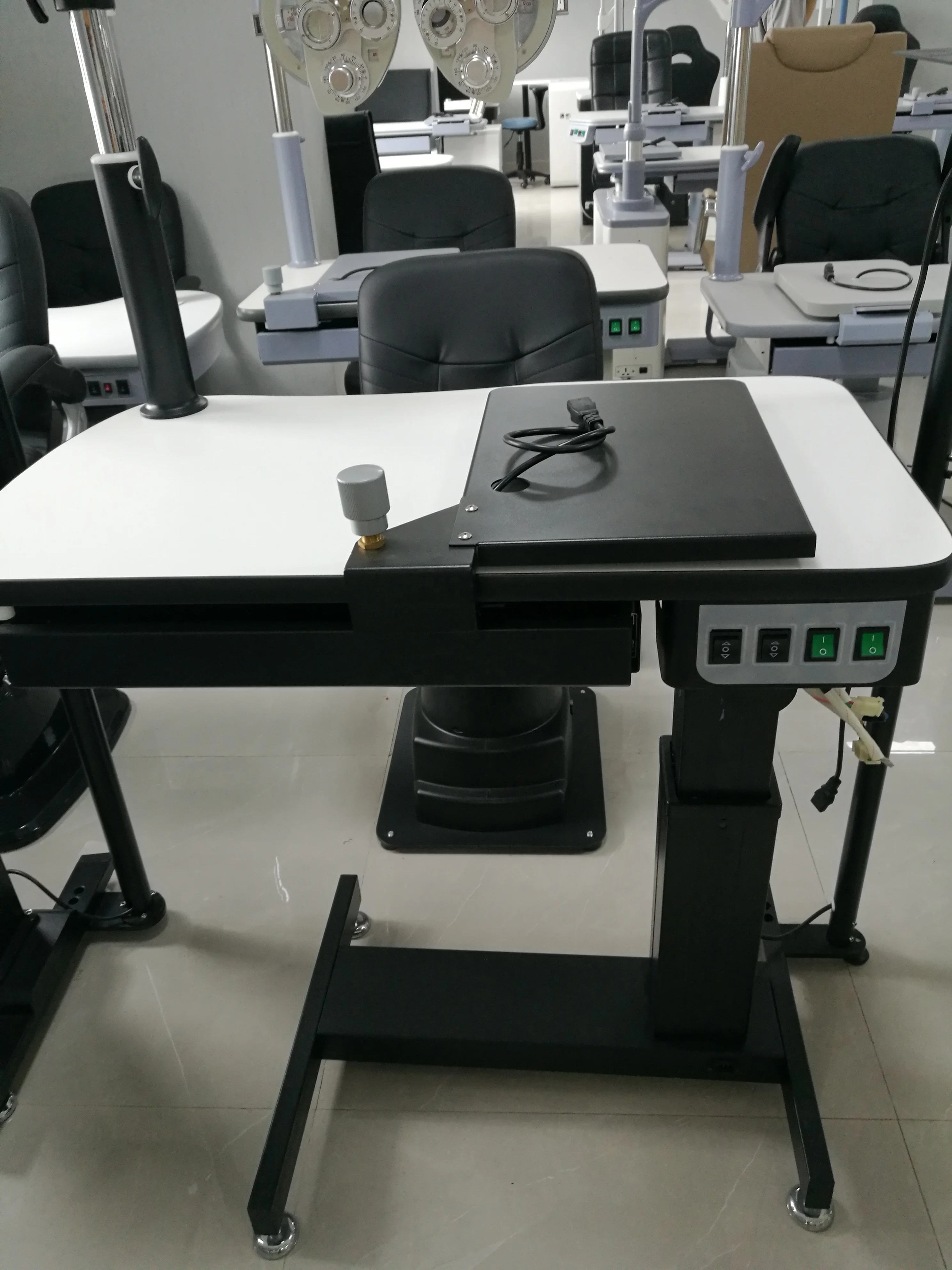 Rightway Brand ophthalmic refraction unit combined table Ophthalmic Stand with Chair for top quality