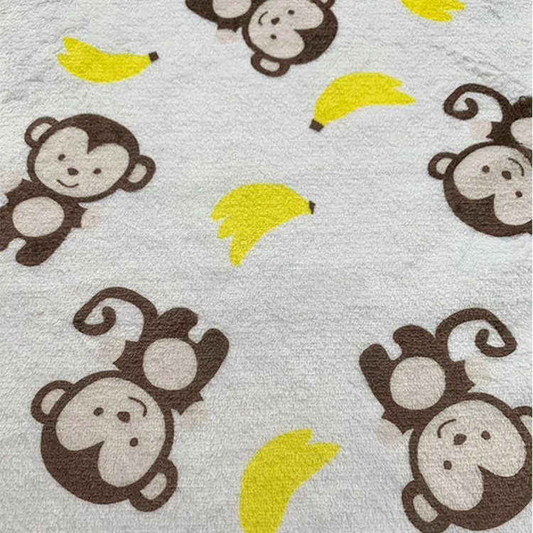 Hot Sale Oem Custom Logo Monkey Air Condition Super Soft Newborn Baby Kids Flannel Fleece Blankets Buy Portable Rotary Print White Animal Super Soft Flannel Fleece Child Blanket For Home Throw Flannel