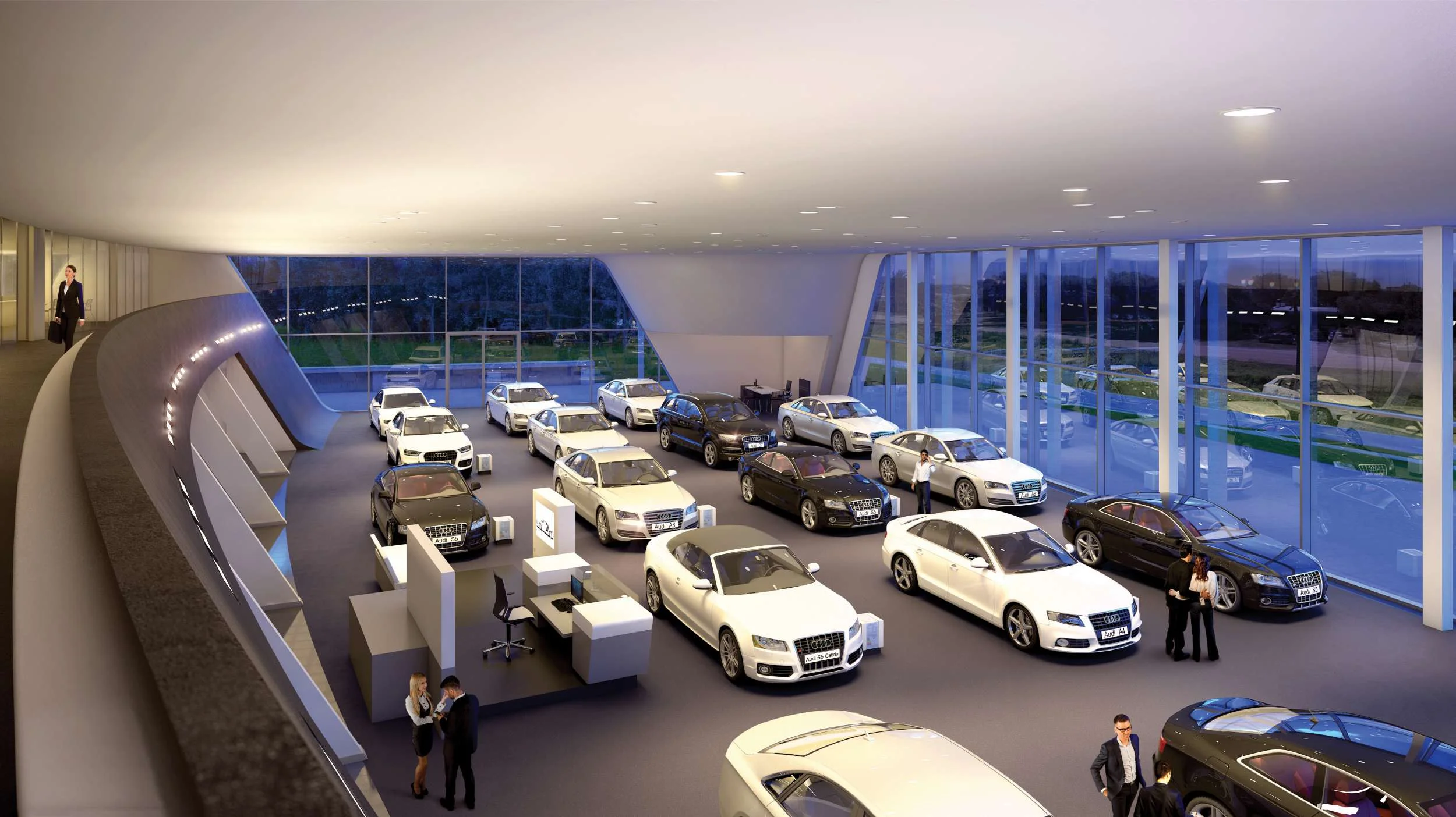 Fast Build Hall Prefabricated Steel Structure Construction Warehouse Design Car 4s Showroom Hall