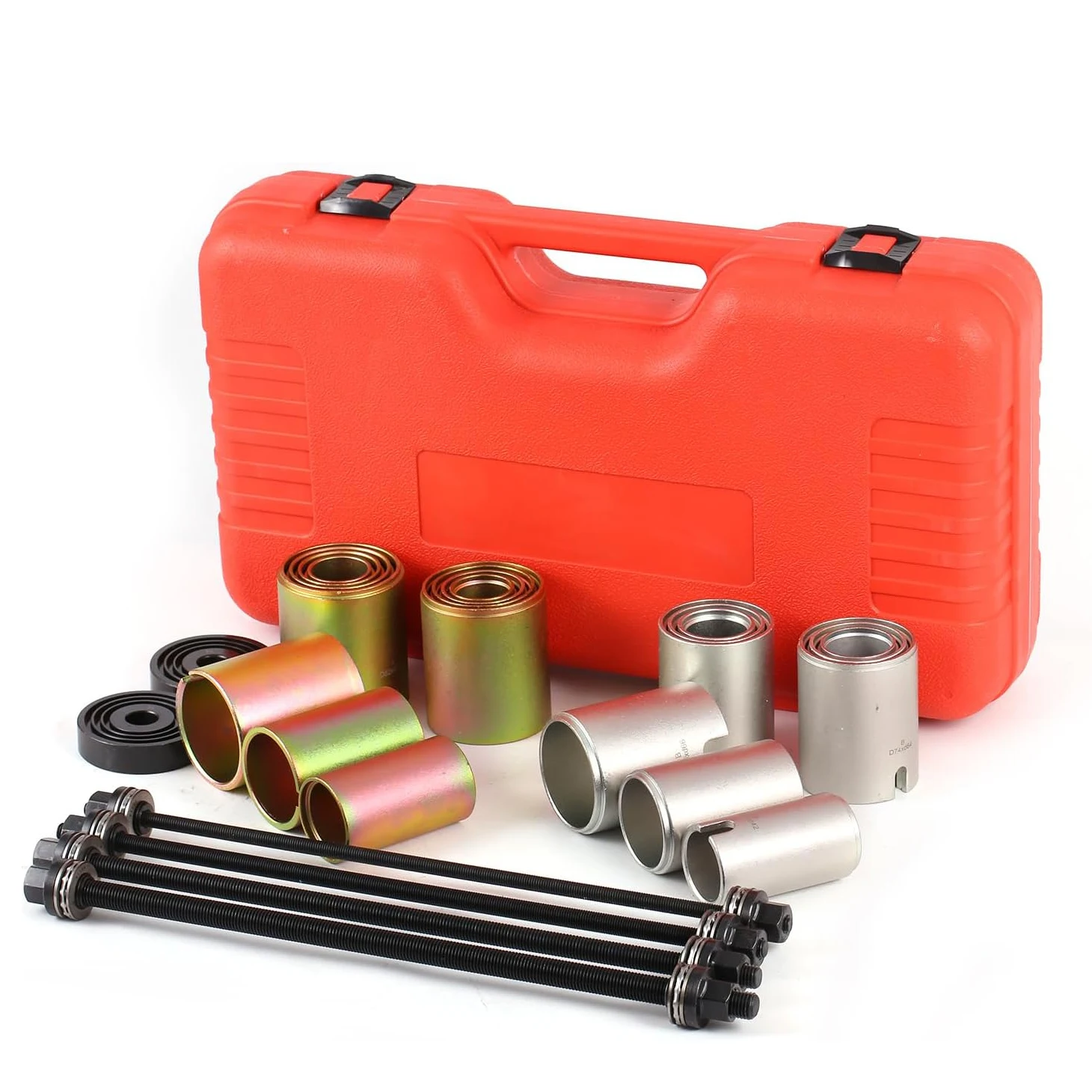 26PCS Universal Press and Pull Sleeve Kit Bearing Bush Removal Installation Tool Kit Professional Bushing Tool