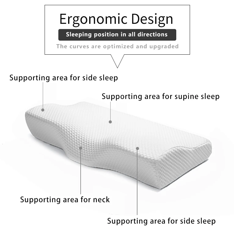 Hot Selling Sleeping Cervical Pillows Pain Relief Ergonomic Shoulder