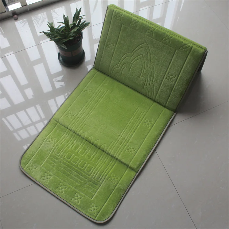 Wholesale Prayer Mat Luxury Middle Eastern Muslim Worship Mat 3d Embossed Folding Foldable