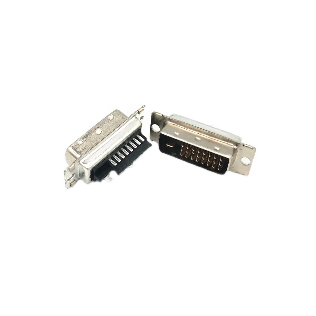 Mini Dvi Connector Straight Male 24 1 25 Straddle Type Through Hole