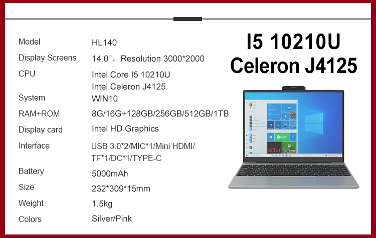 Electronic Components 14 Inch Laptop Cheap Old  Wedding Notebook Sac Ordinateur