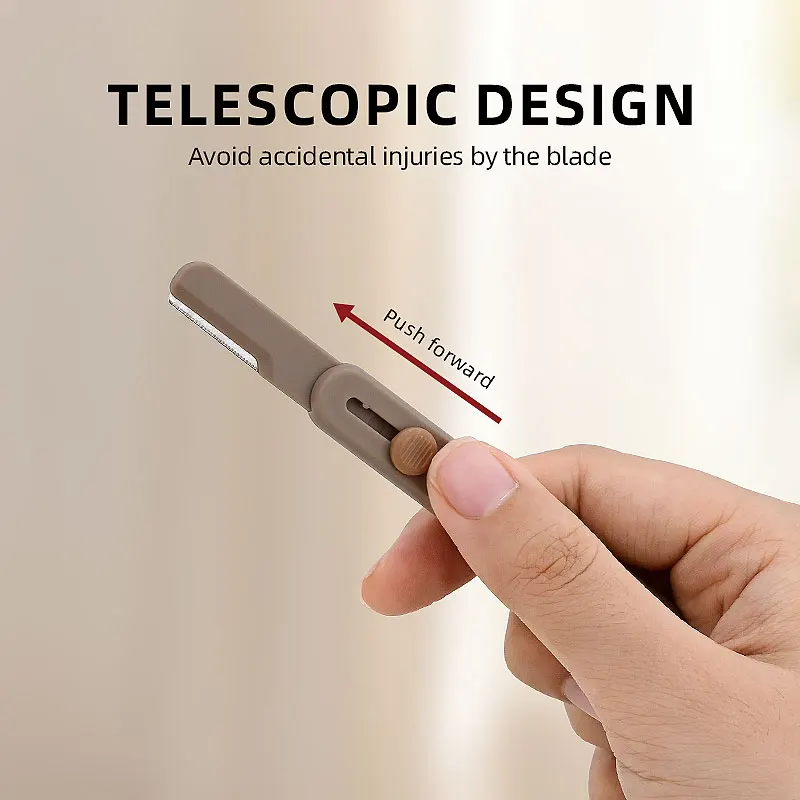 Wholesale Own Brand Retractable Sliding Blade Eyebrow Trimmer Safe and Clean Easy to Operate Eyebrow Razor H0ff4daa655b141d78a306e0cc6ae033fu