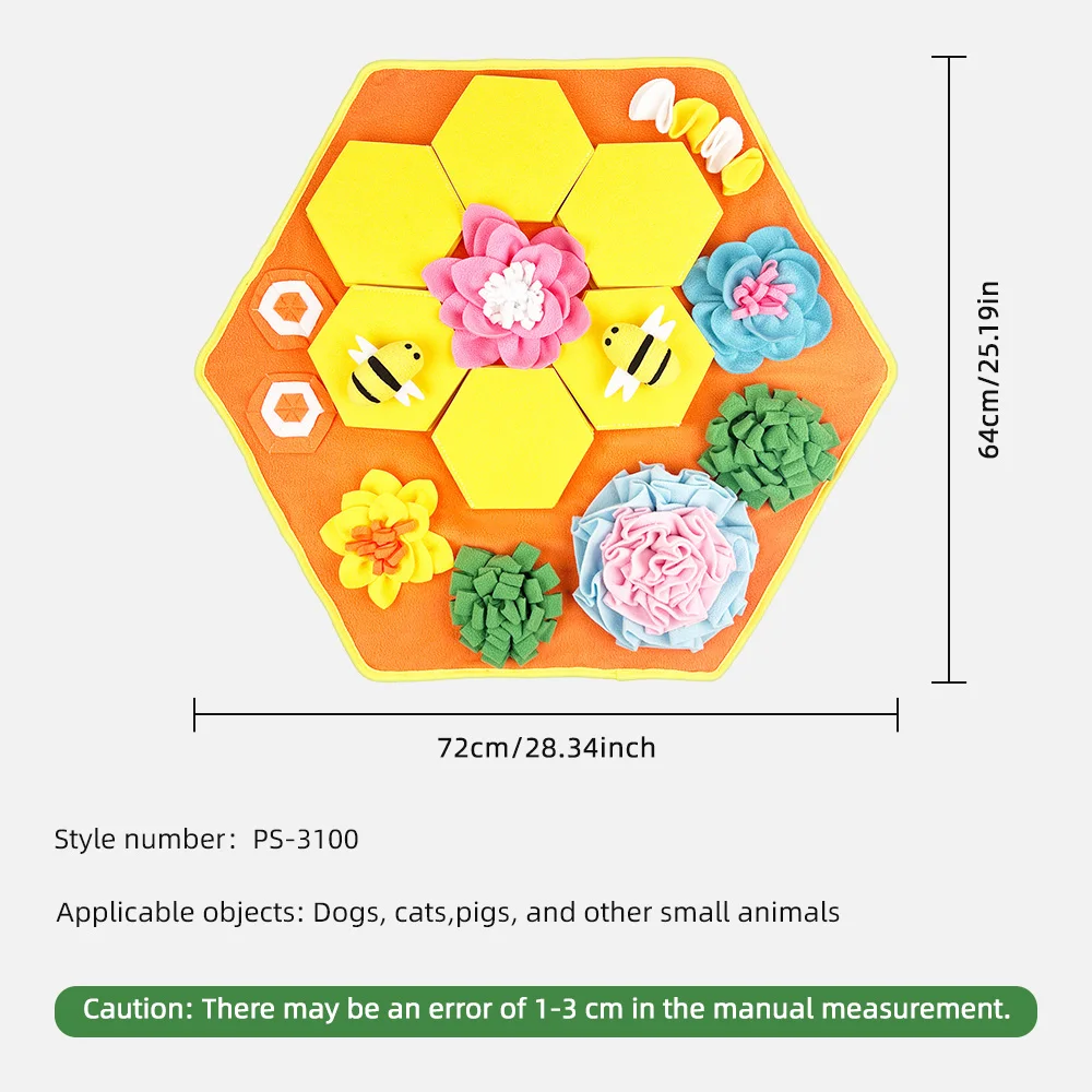 Wholesale Stress Relief Durable Green Snuffle Mat for Dogs with Anti-S - product detail 2