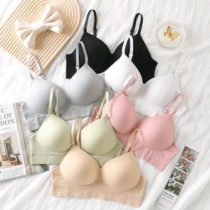 OEM Factory Outlets Can Customize High-quality Women's Bras Seamless and Comfortable Girls' Underwear With High Elasticity.