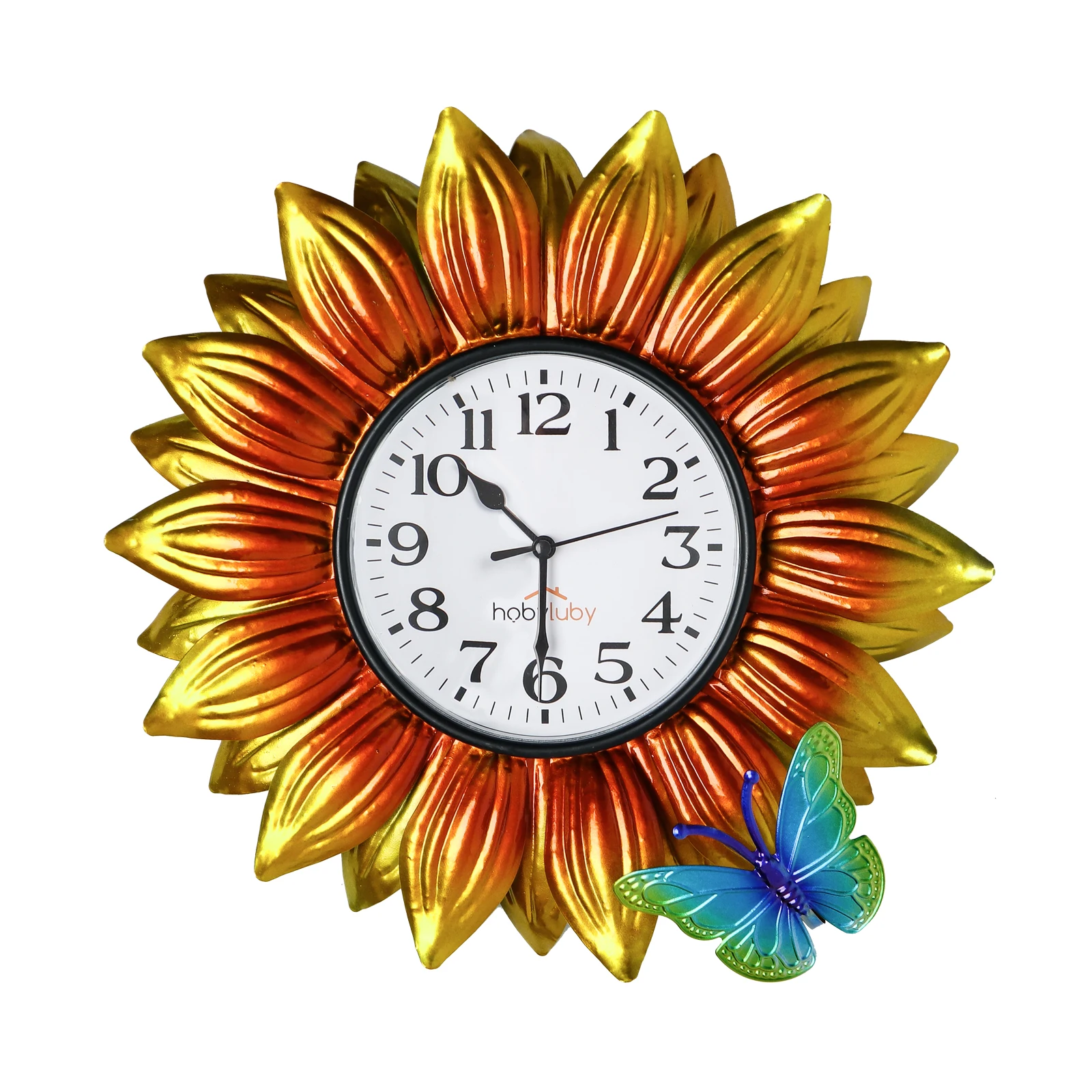 Sunflower Waterproof  wall clock 13''