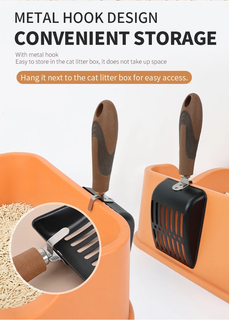 New Cat Poop Scooper Thickened Large Surface Cat Litter Shovel Scoop