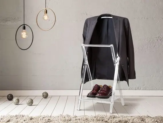 Chinese Factory Direct Customized Clothes Rack Stand Acrylic Valet Coat Stand