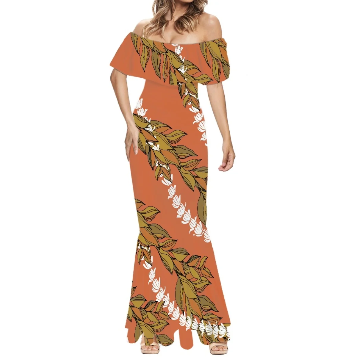 monroe satin off shoulder maxi dress Monroe Metallic Knit Mermaid Formal Dress