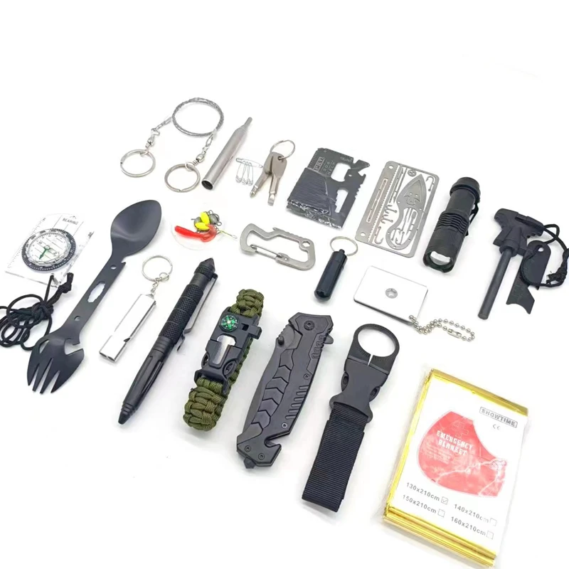 Adventure Outdoor Camping Survival Multitool Set Survival First Aid Kit