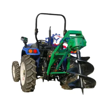 post hole digger machine for tree planting garden  high efficiency farming tractor mounted soil driller