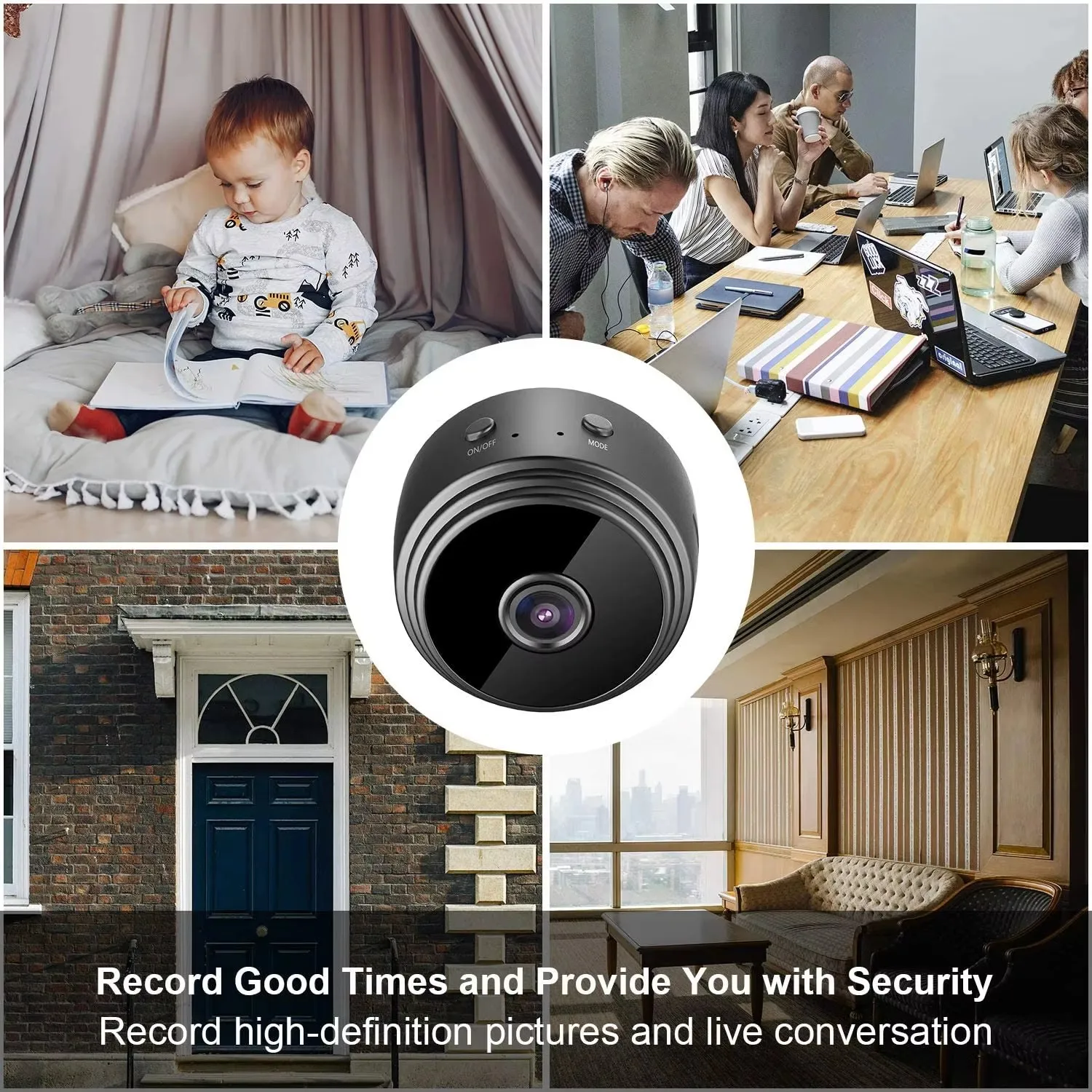 1080P WiFi Monitoring Security Protection With Motion Night Version Wifi Cameras for Home A9 Mini Camera