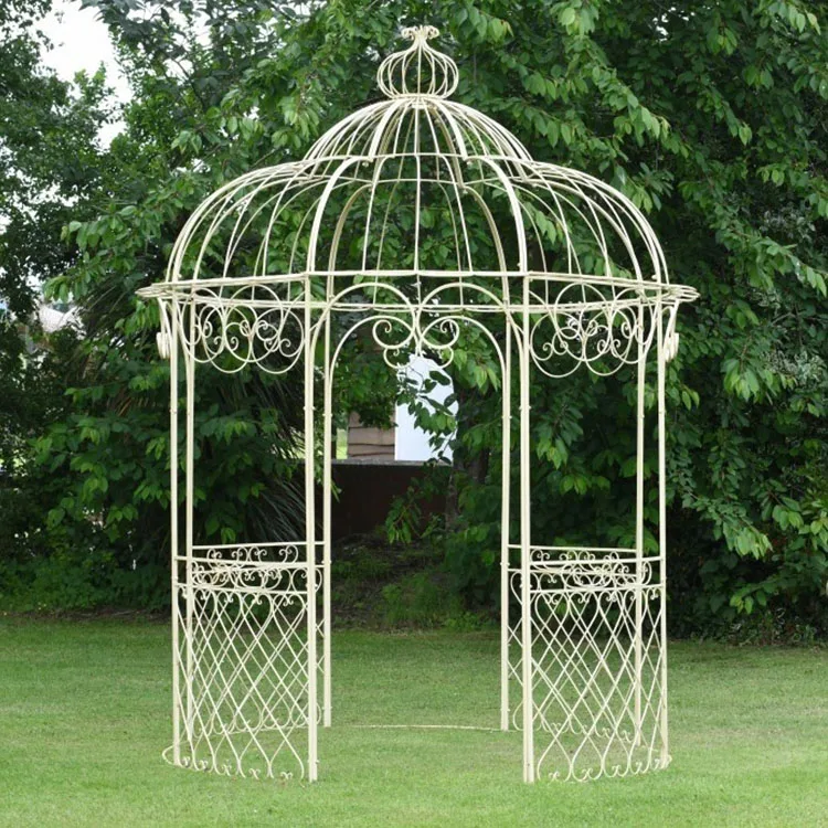 High Quality Handmade Western Style Welding Iron Gazebo for Garden Wedding Decoration