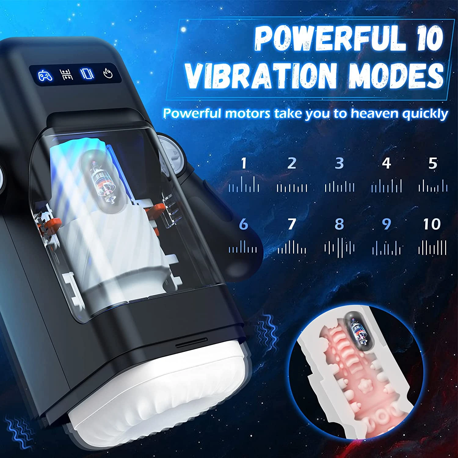 New Automatic Masturbation Machine Men Electric Masturbation Device ...