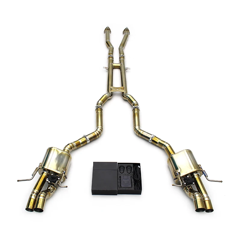 Valvetronic Exhaust Pipes For Bentley Continental Flying Spur W12 6.0T 2005-2013 Titanium Catback