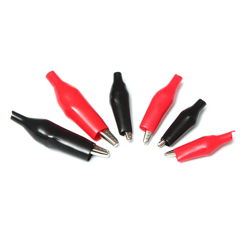 Оптовая продажа Малый средний большой размер красный черный рукав медь 5А тестовый зажим типа