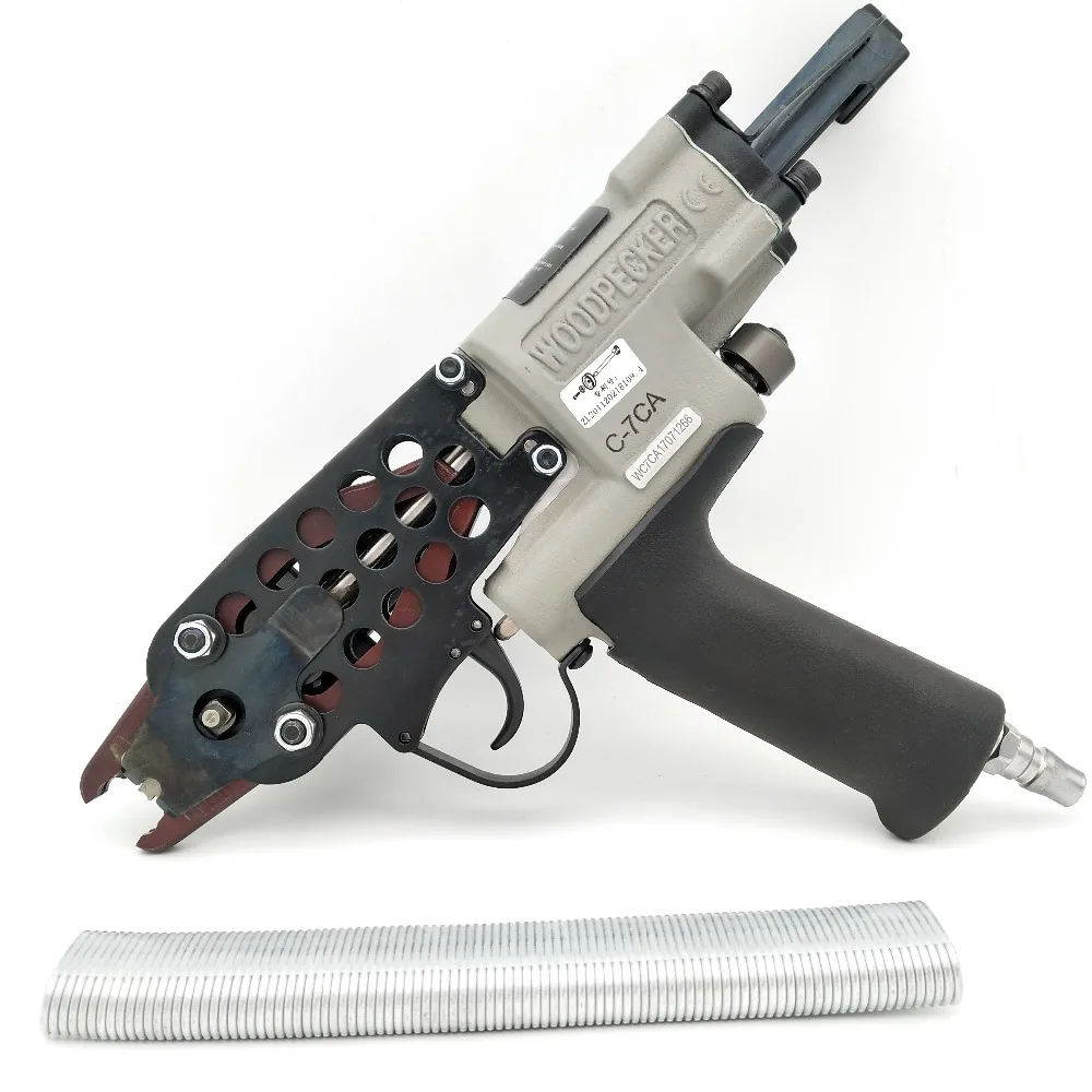 Cheap Price C Type Clip Ring Stapler Pneumatic Nail Gun for Wire Cage Car Seat Spring Mattress Bed