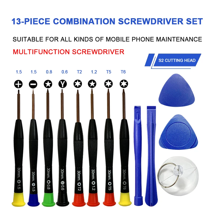 9 Piece Set Mobile Phone Repair Tool Accessories Electric Cordless Mini
