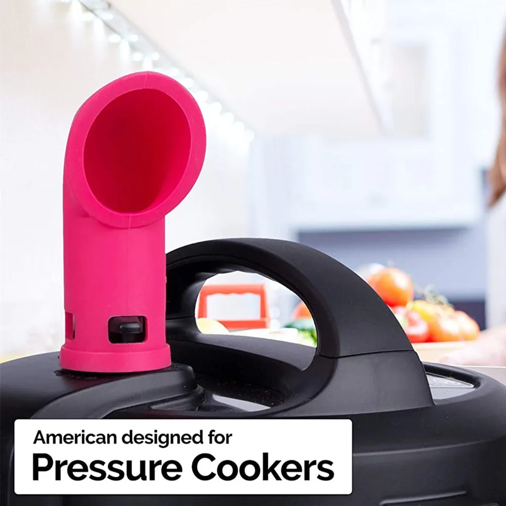 BHD Hot Kitchen Accessory Compatible With Instant Pot Pressure Cooker Accessories Silicone Steam Diverter