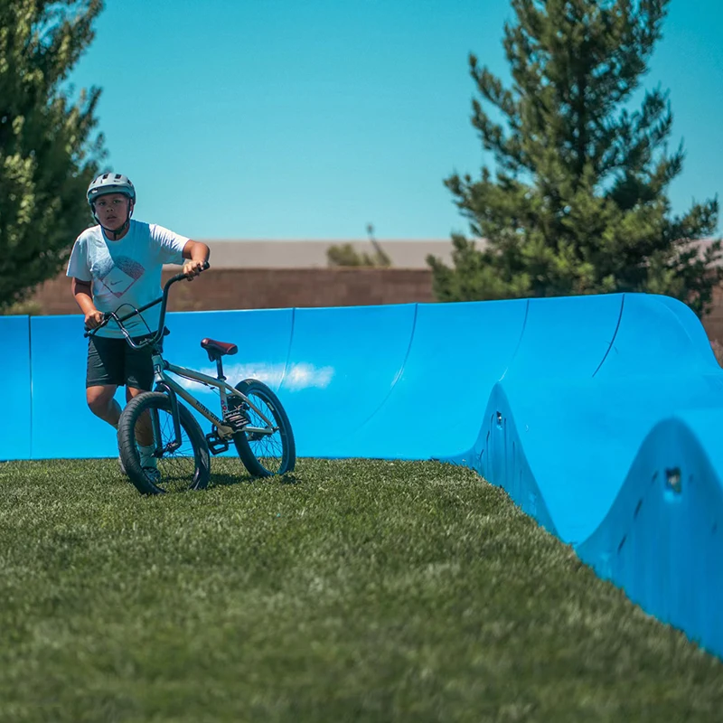 Portable Plastic Modular Pump Track New Style Pump Cycle System  Manufacturer Construction Design for Sale Bike Skateboard BMX