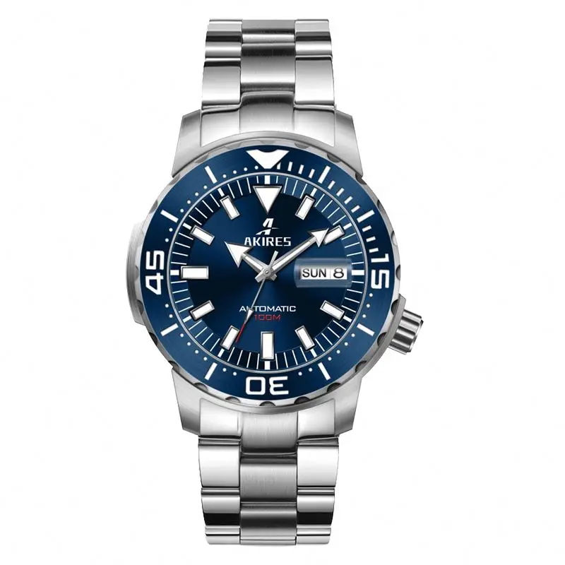 Tungsten Case Chronograph Original for Price Hand Men Golden Color Automatic Mechanical Core Watch