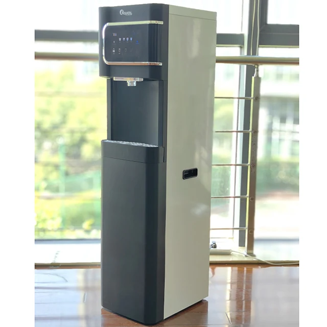 Free Standing Electric POU & UF System Hot and Cold Water Cooler Dispenser for Household & Hotel Use Plastic Housing