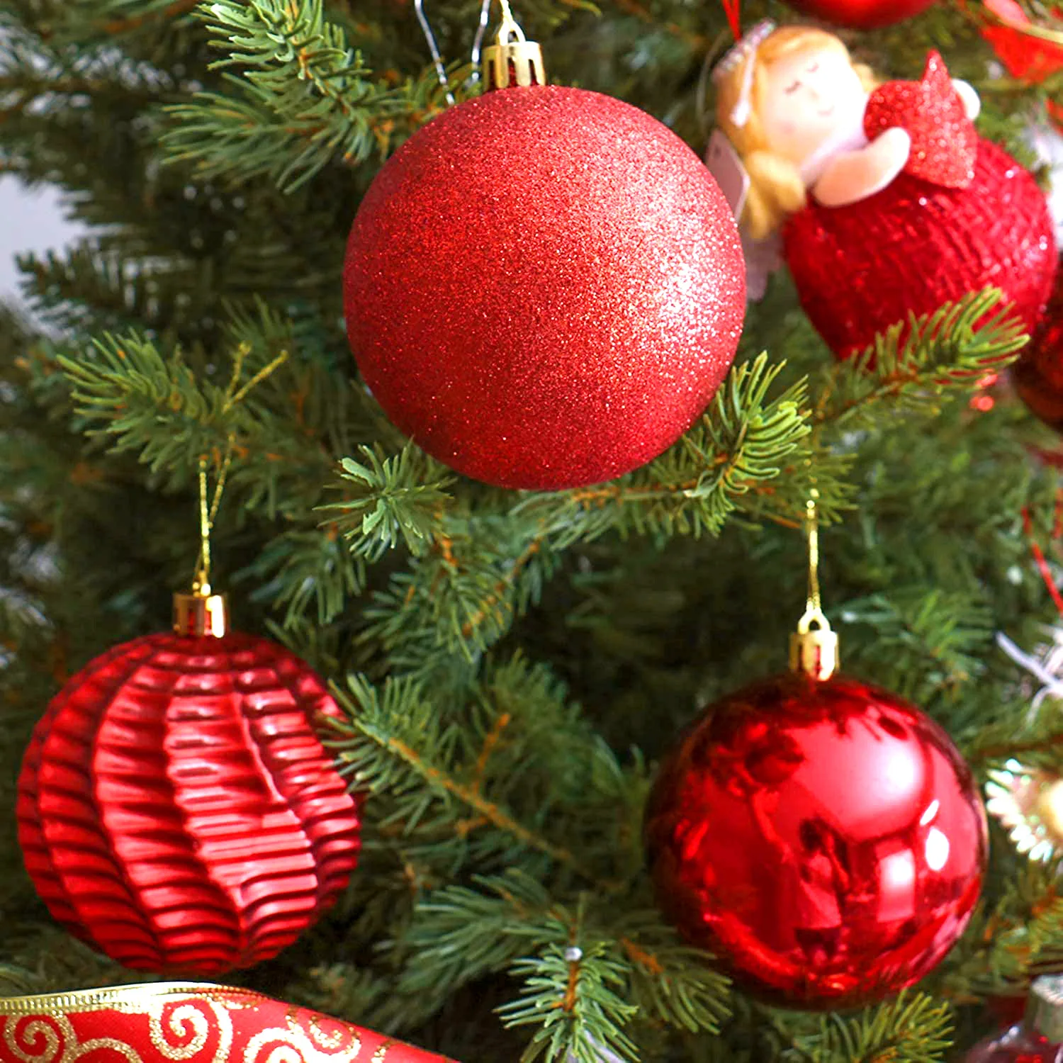 Wholesale Factory Direct Sale Cheap Round Plastic Christmas Plain Ball for Holiday Party Christmas Tree Hanging Pendant