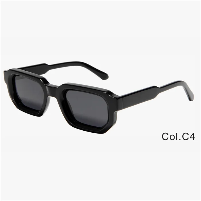 UV400 Polarized Acetate Sunglasses - Vintage Wood Pattern display picture 1