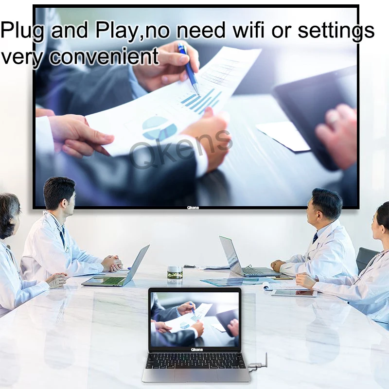 300M 4K  Wireless HDMI Extender Transmitter 2.4GHz/5.8GHz WiFi HDMI Extender Video Transmitter Receiver for TV PC Camera