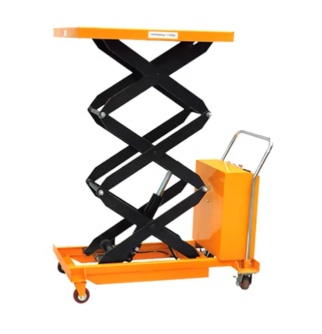 Hot Sale Semi Electric Hydraulic Manual Hand Lift Table Loading Platform Scissor Lift Table