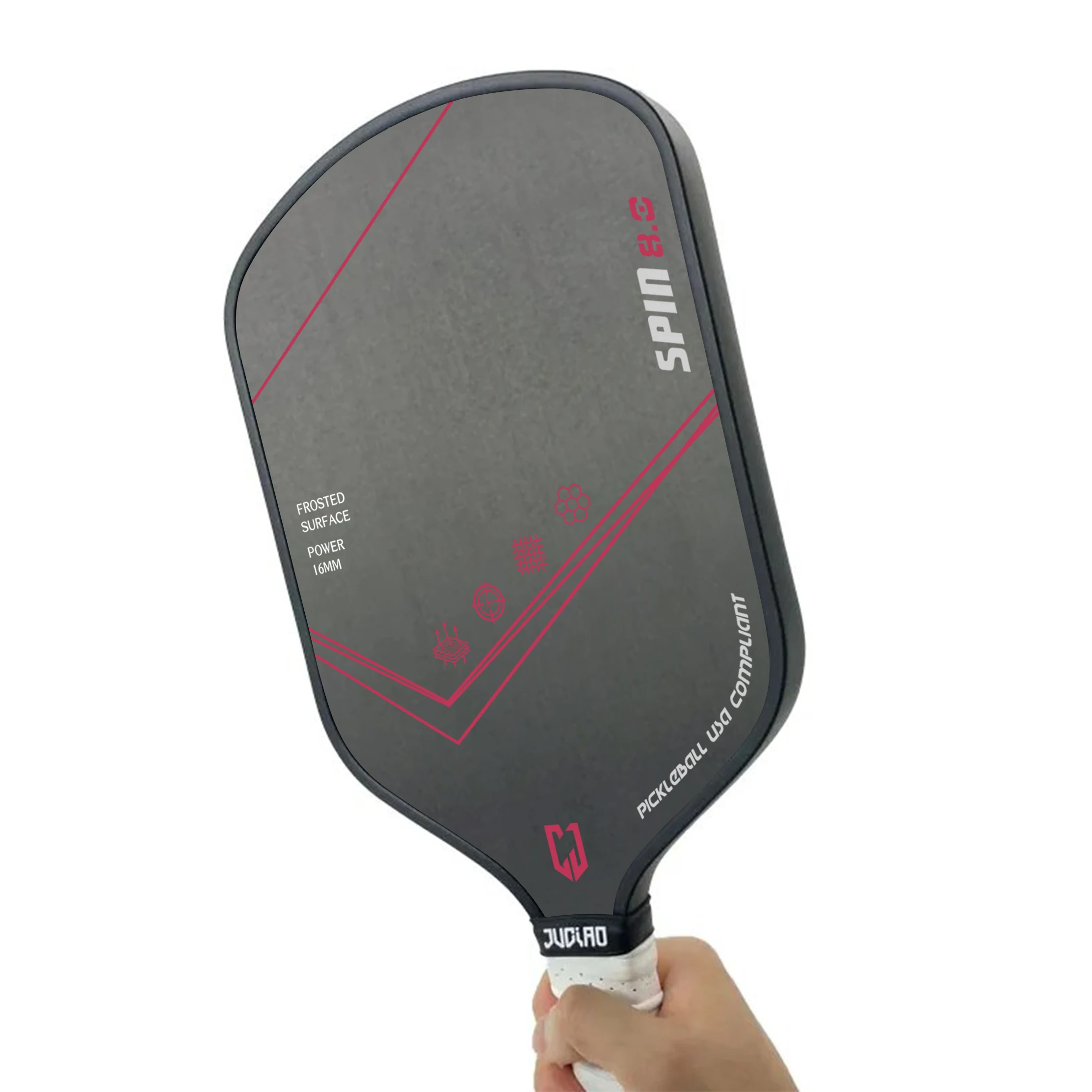 For JOOLA Ben Johns Perseus Pickleball Paddle USAPA Standard 16mm T700 Raw Carbon Fibre with 16mm Rough Surface