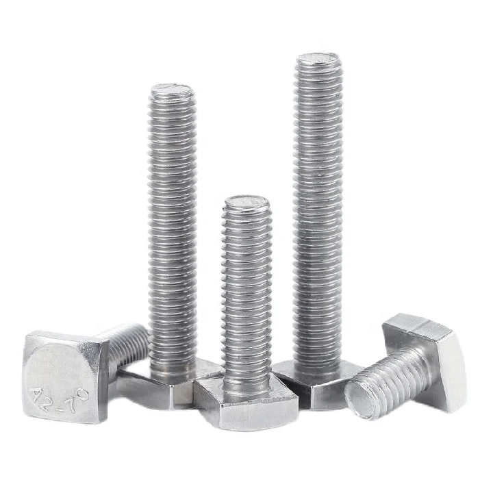 A2-70 A2-80 A4-70 A4-80 18-8 SS304 SS316 Stainless Steel Square Head Long Thin Royal L Key Bolt