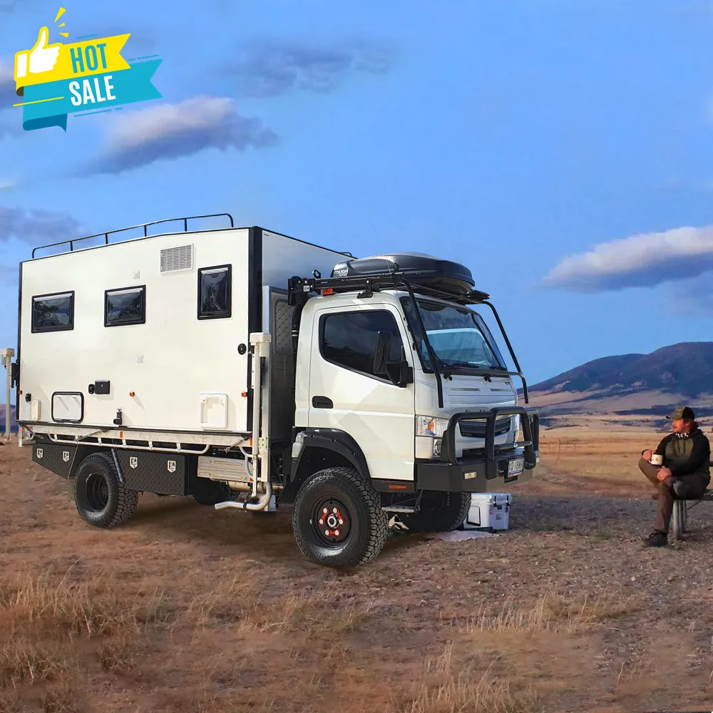 Big New Design Galvanized Sheet Slide in Trailer OEM Customized Truck Camper for 4 People